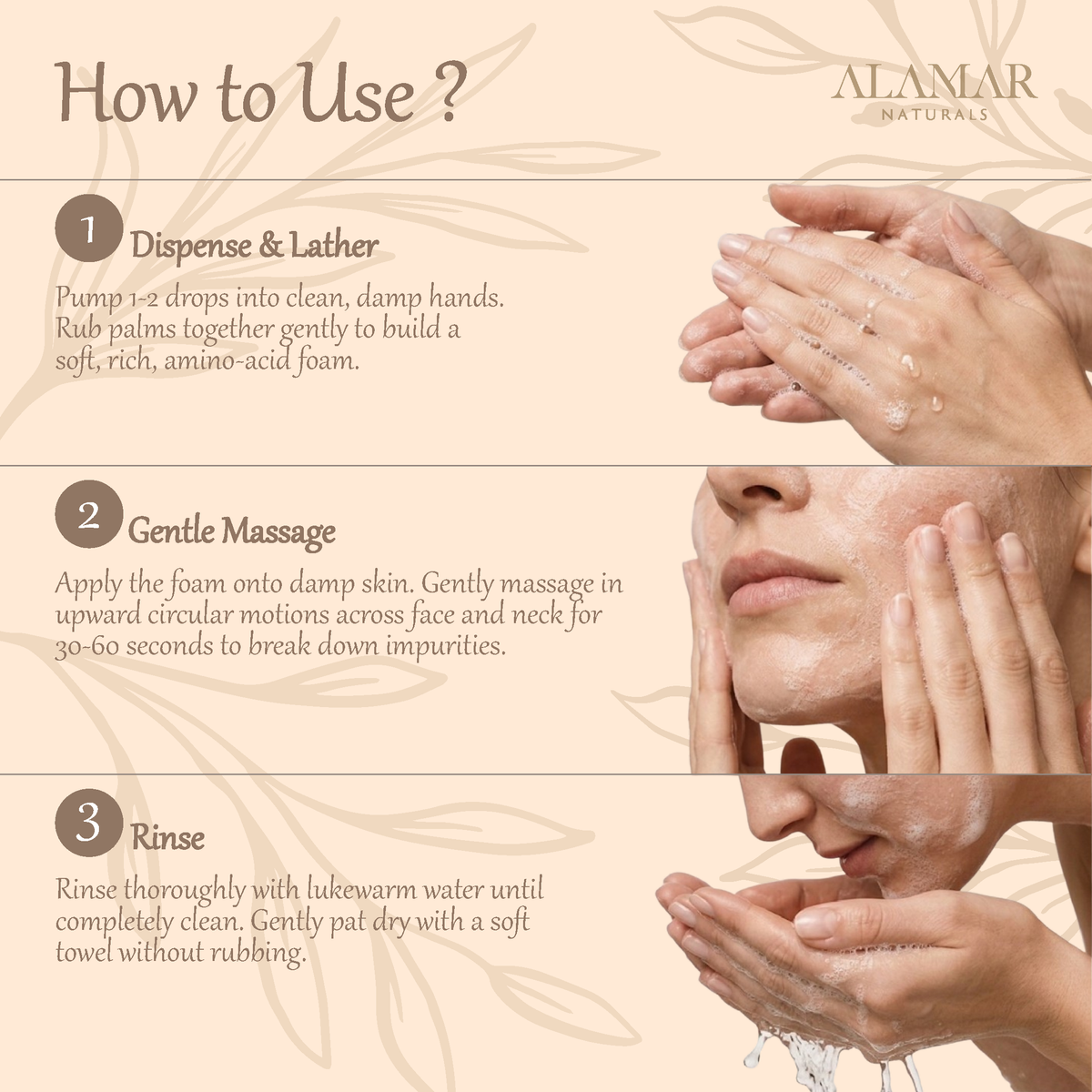 Alamar Natural Calm Saf Doğal Yüz Temizleyici
